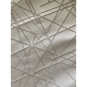 Fabric by the yard Taupe 3D textured Casamance Shimane Nacre 54" Wide orig 196y